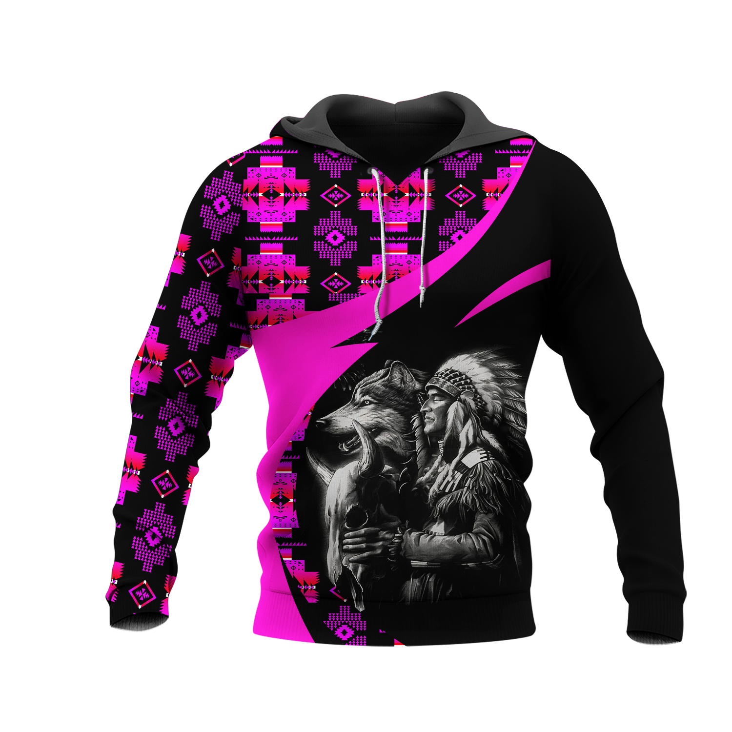 HD0011365  Pattern Native Pride 3D Hoodie