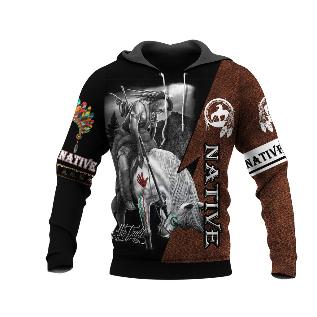 HD000145 Native American Pride  3D Hoodie