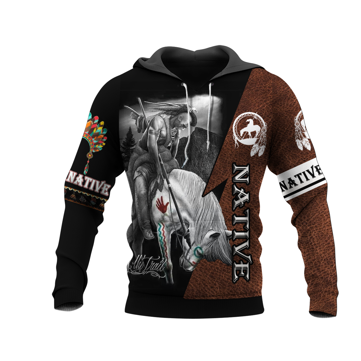 HD000145 Native American Pride  3D Hoodie