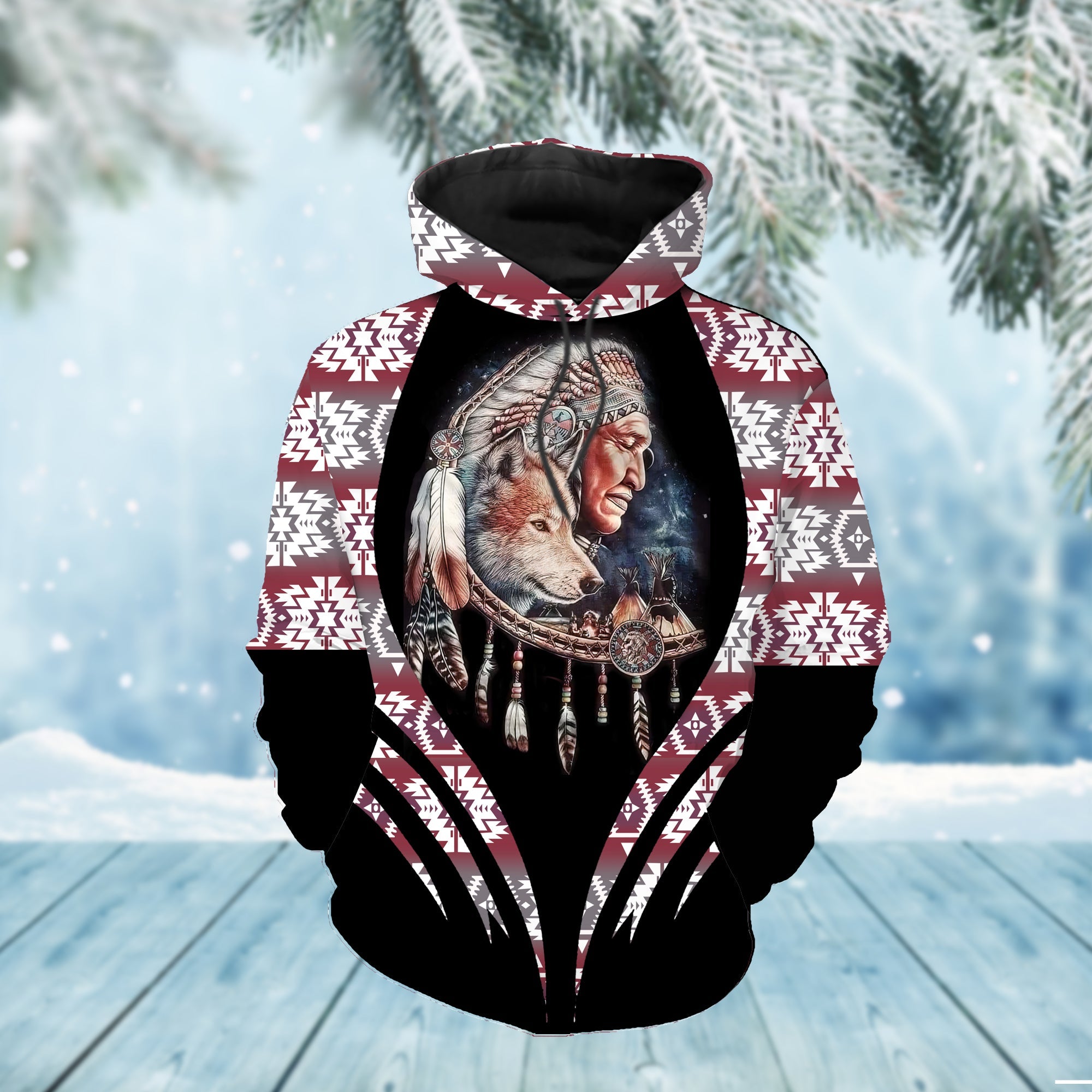 HD0011785 Pattern Native Pride 3D Hoodie