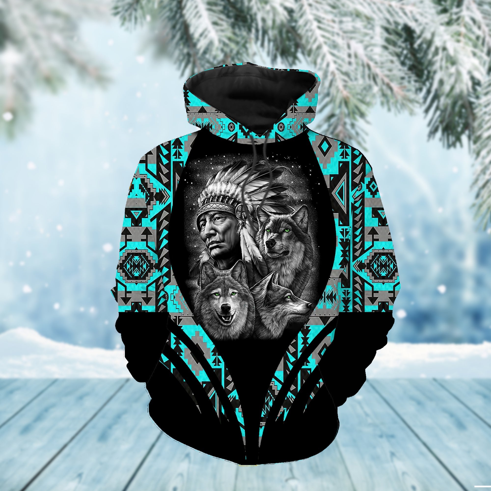 HD0011640 Pattern Native Pride 3D Hoodie