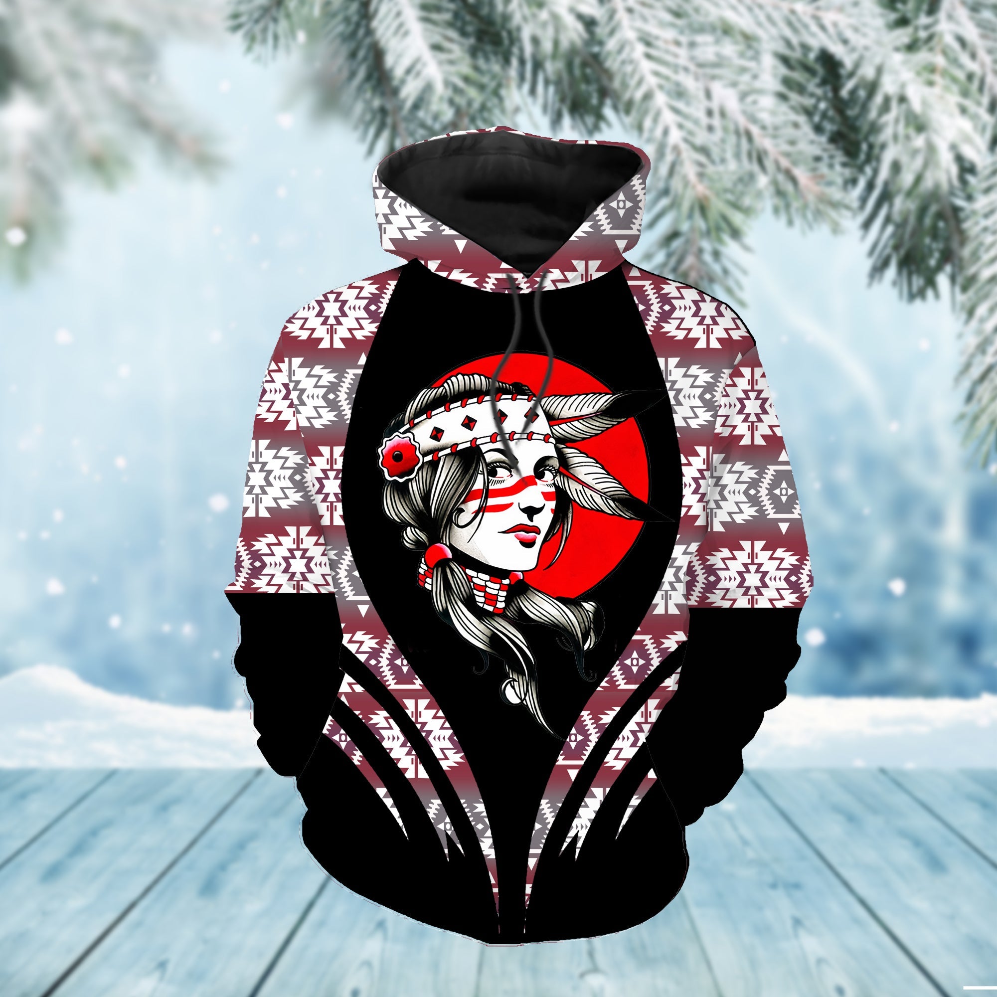 HD0011786 Pattern Native Pride 3D Hoodie