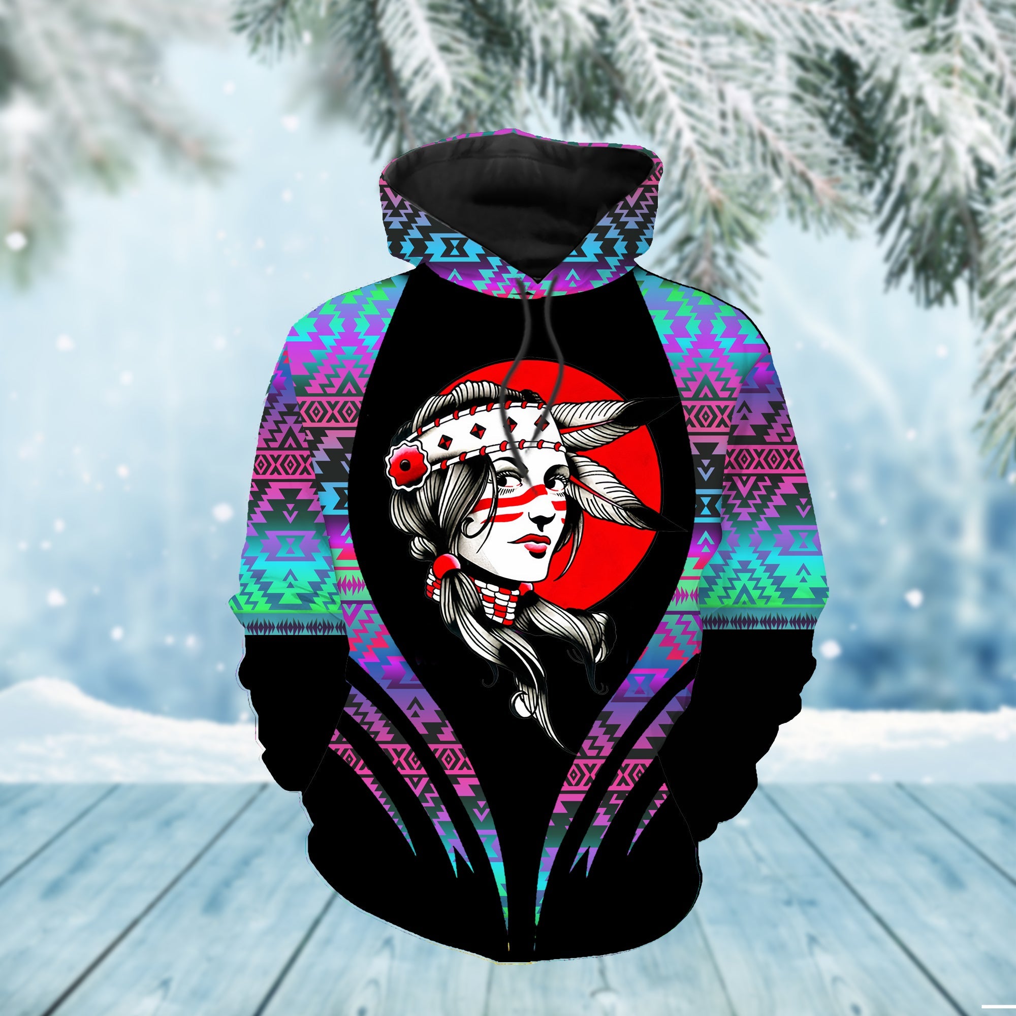 HD0011790 Pattern Native Pride 3D Hoodie