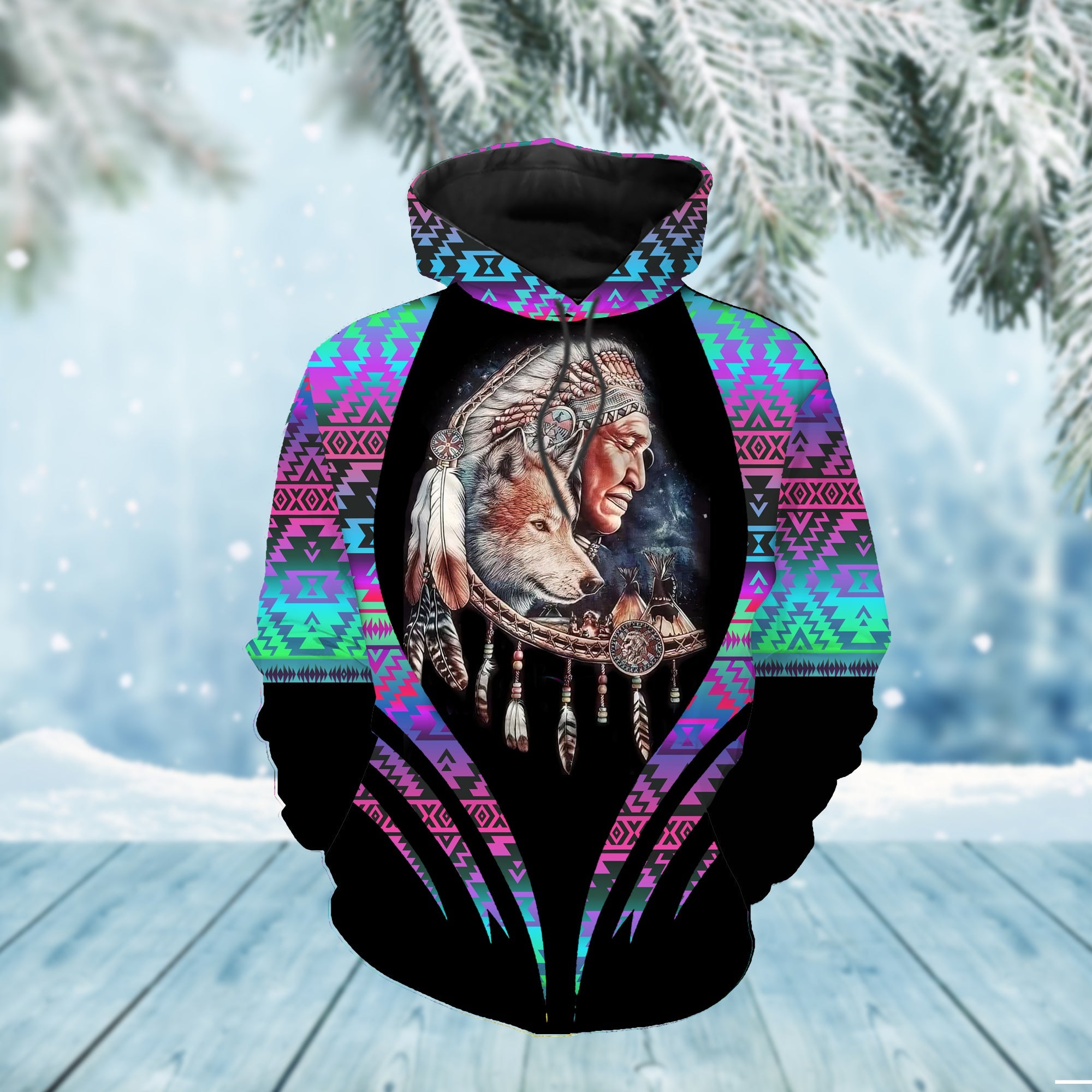 HD0011791 Pattern Native Pride 3D Hoodie
