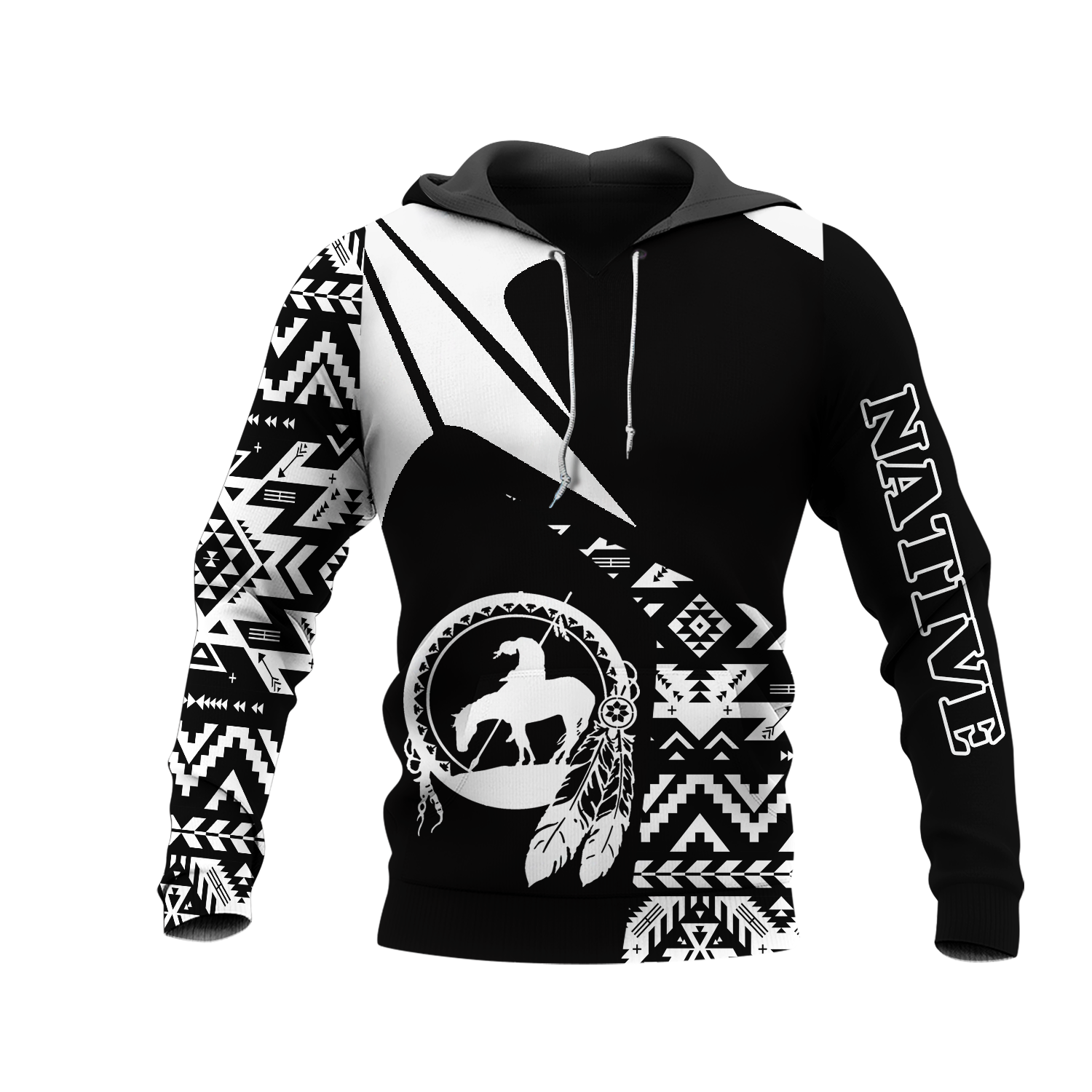HD0013214 Trail Of Tear  Native American Pride 3D Hoodie