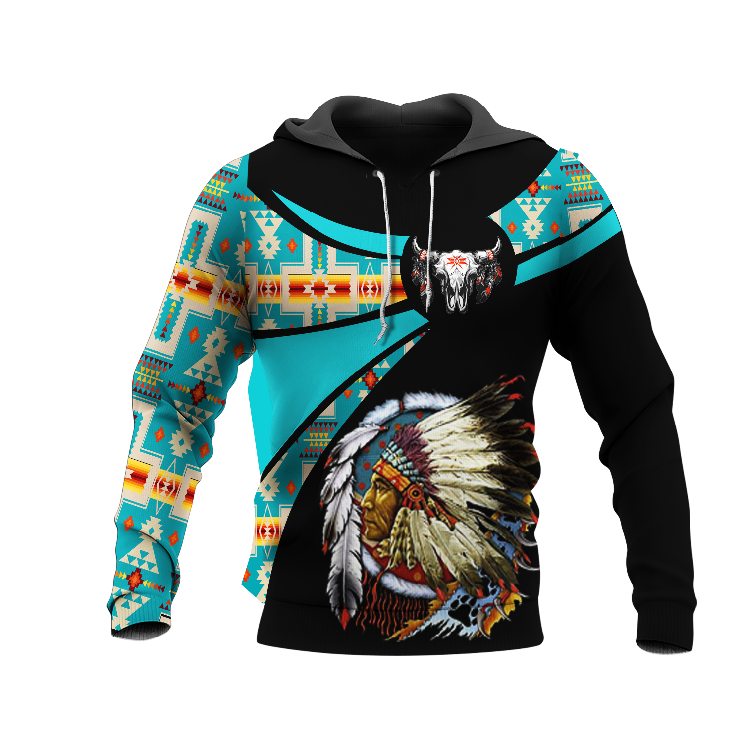 HD000807 Pattern Native Pride 3D Hoodie