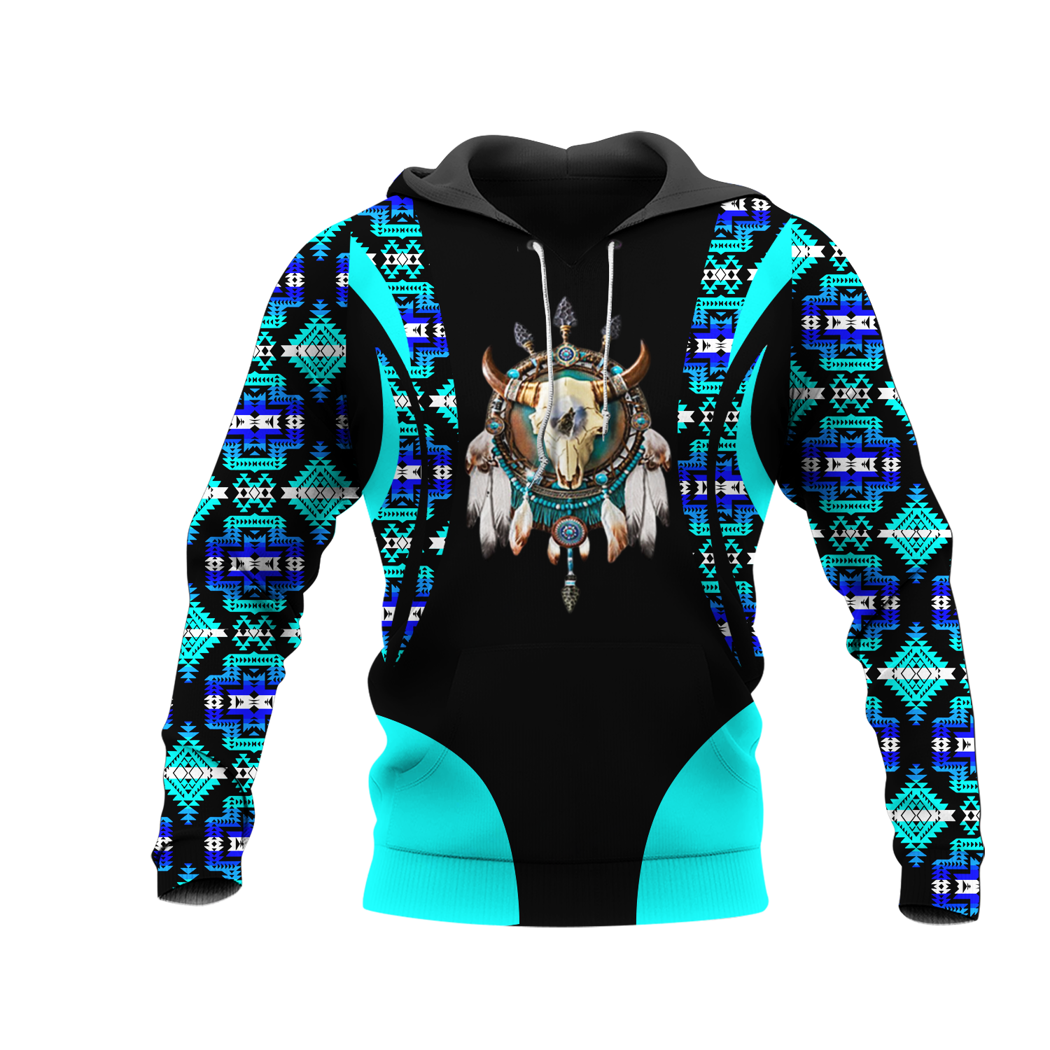 HD001098 Pattern Native Pride 3D Hoodie