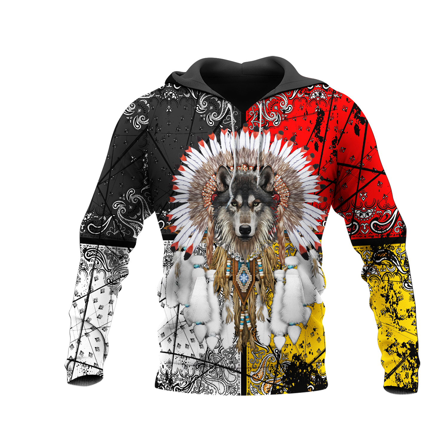 HD000228 Native American Pride 3D Hoodie