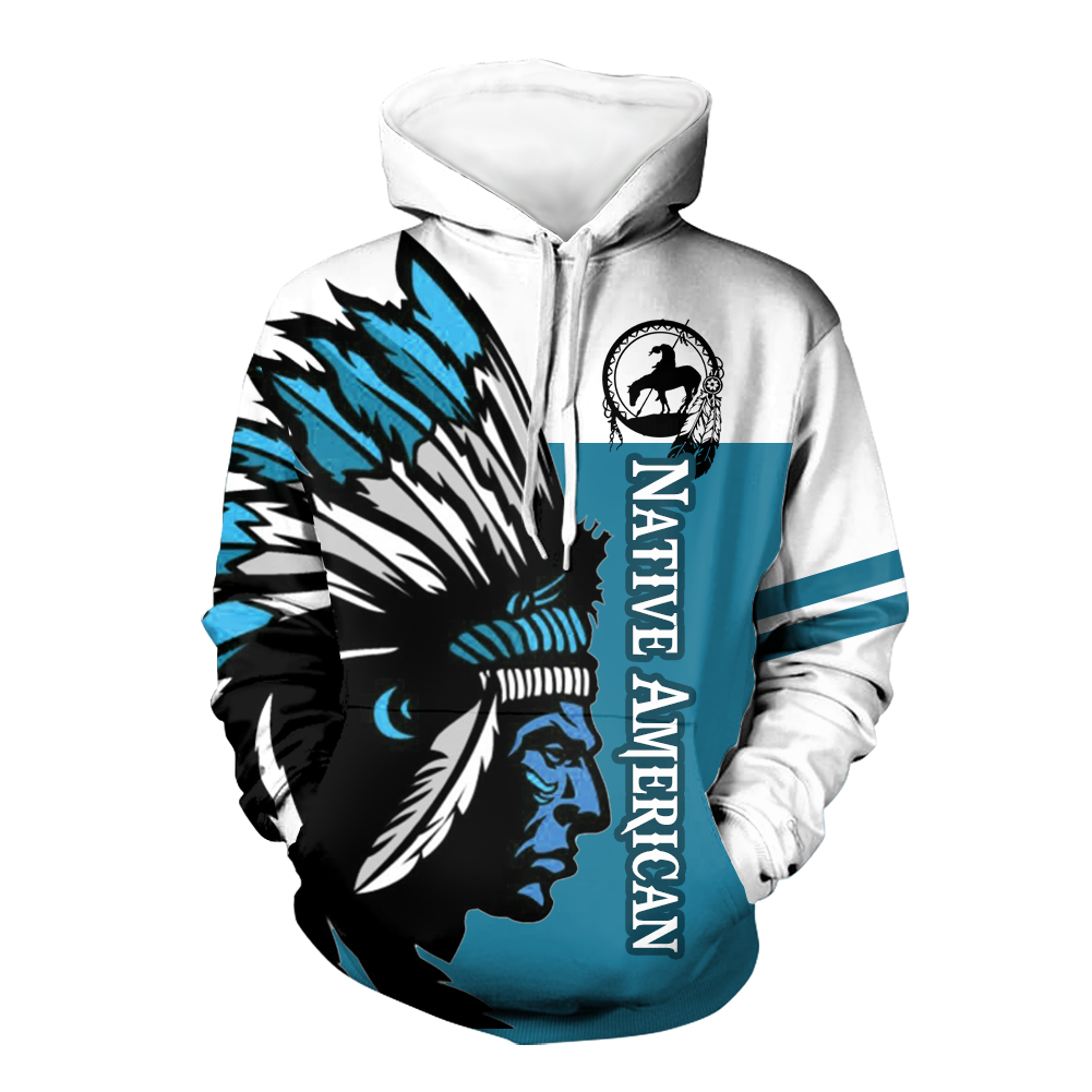 HD000234  Native Chief Pride 3D Hoodie