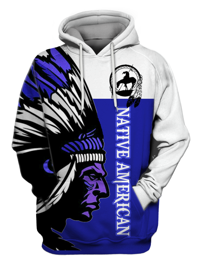 HD000235  Native Chief Pride 3D Hoodie