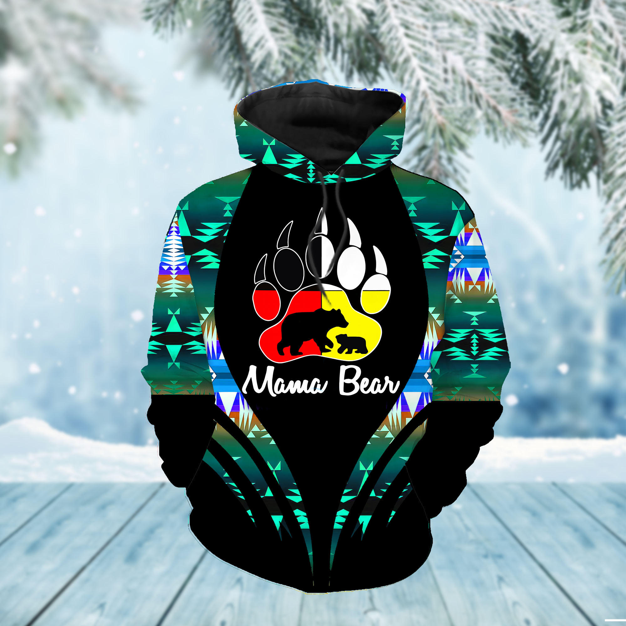 HD0002923 Pattern Native Pride 3D Hoodie