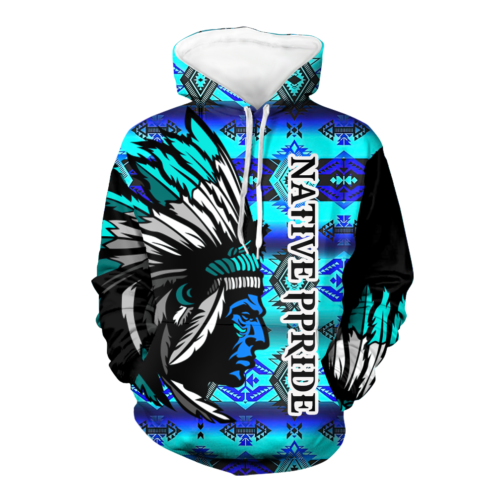 HD000239 Girl Native Pride 3D Hoodie