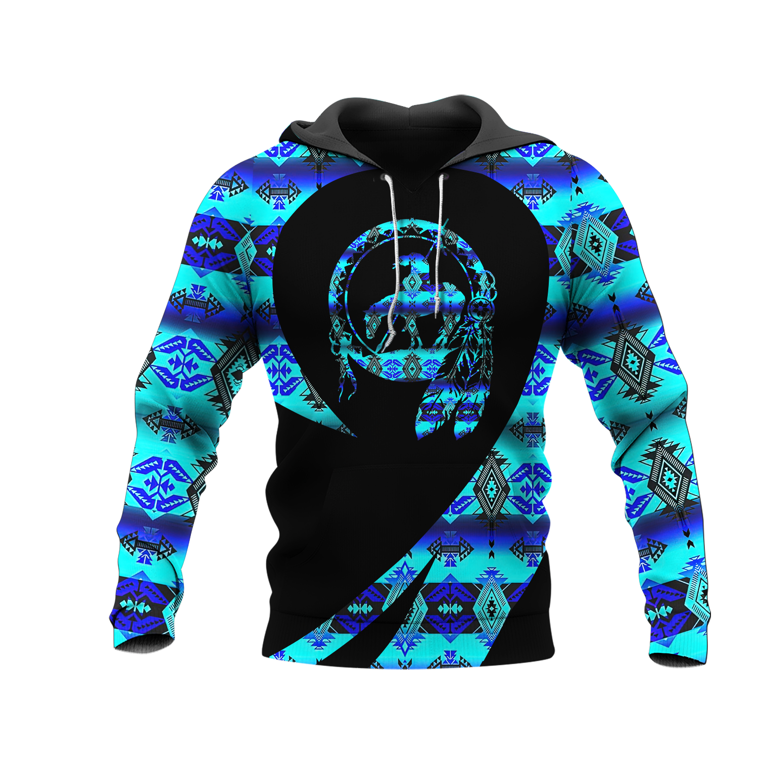HD000244 Pattern Native Pride 3D Hoodie