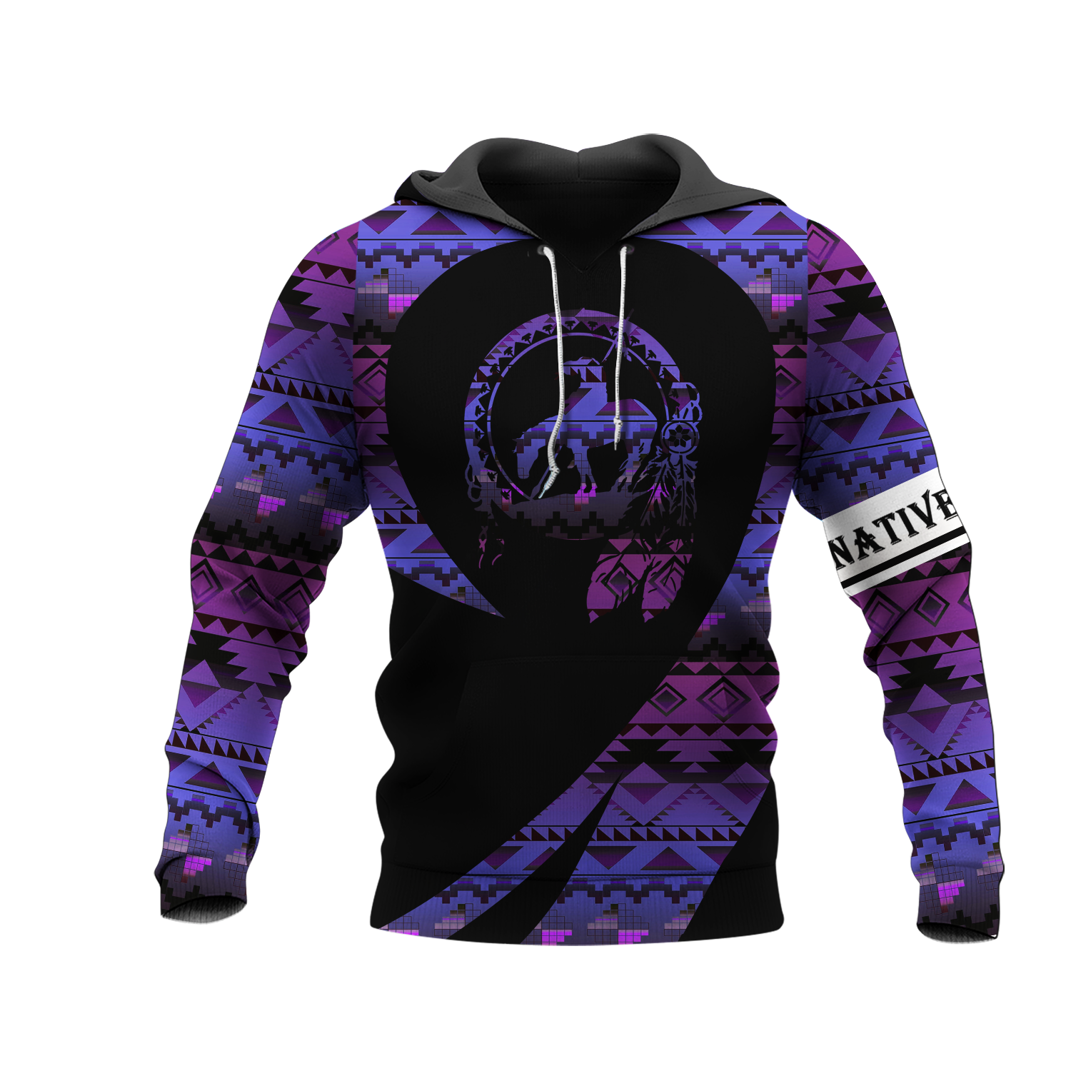 HD000252 Pattern Native Pride 3D Hoodie