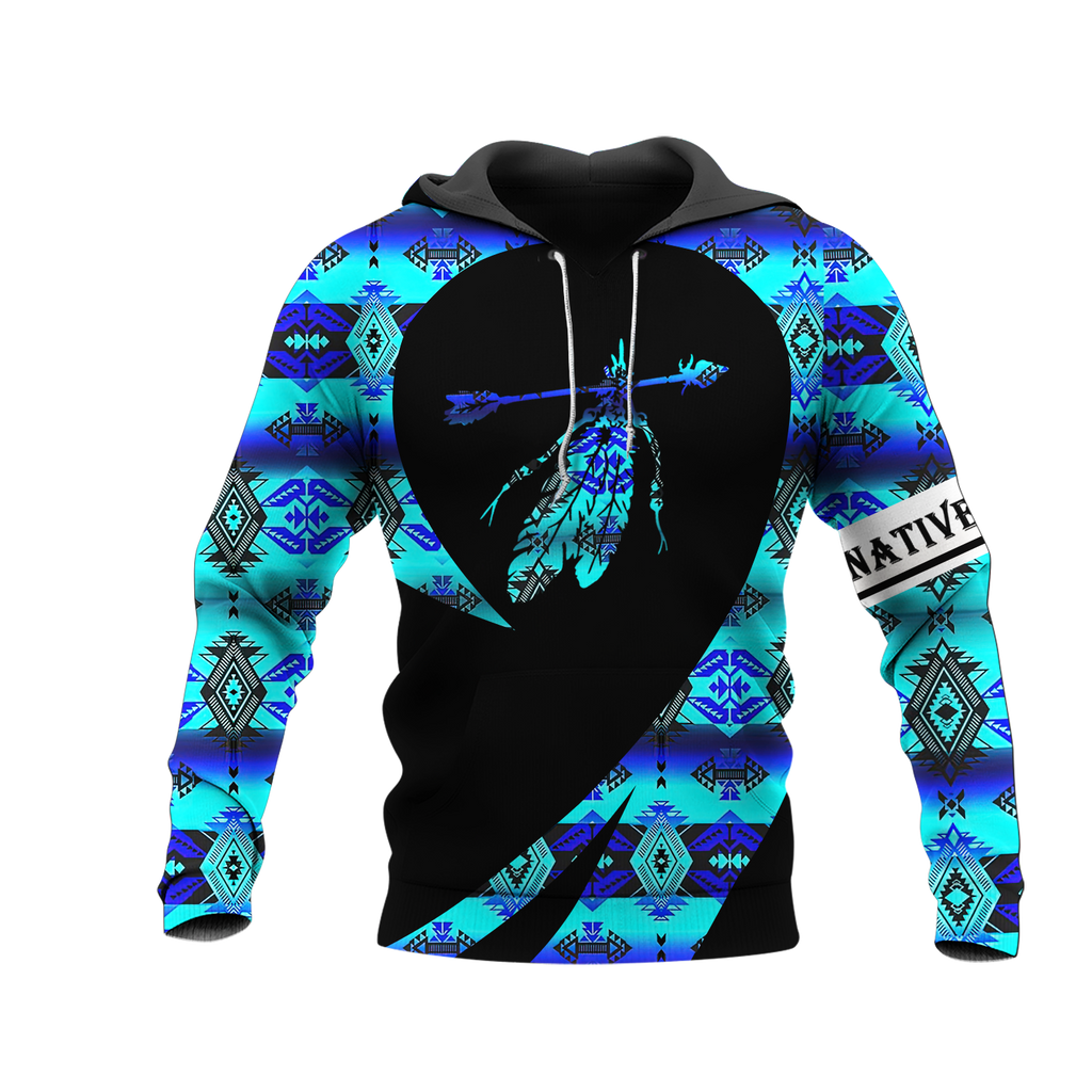 HD000261 Pattern Native Pride 3D Hoodie
