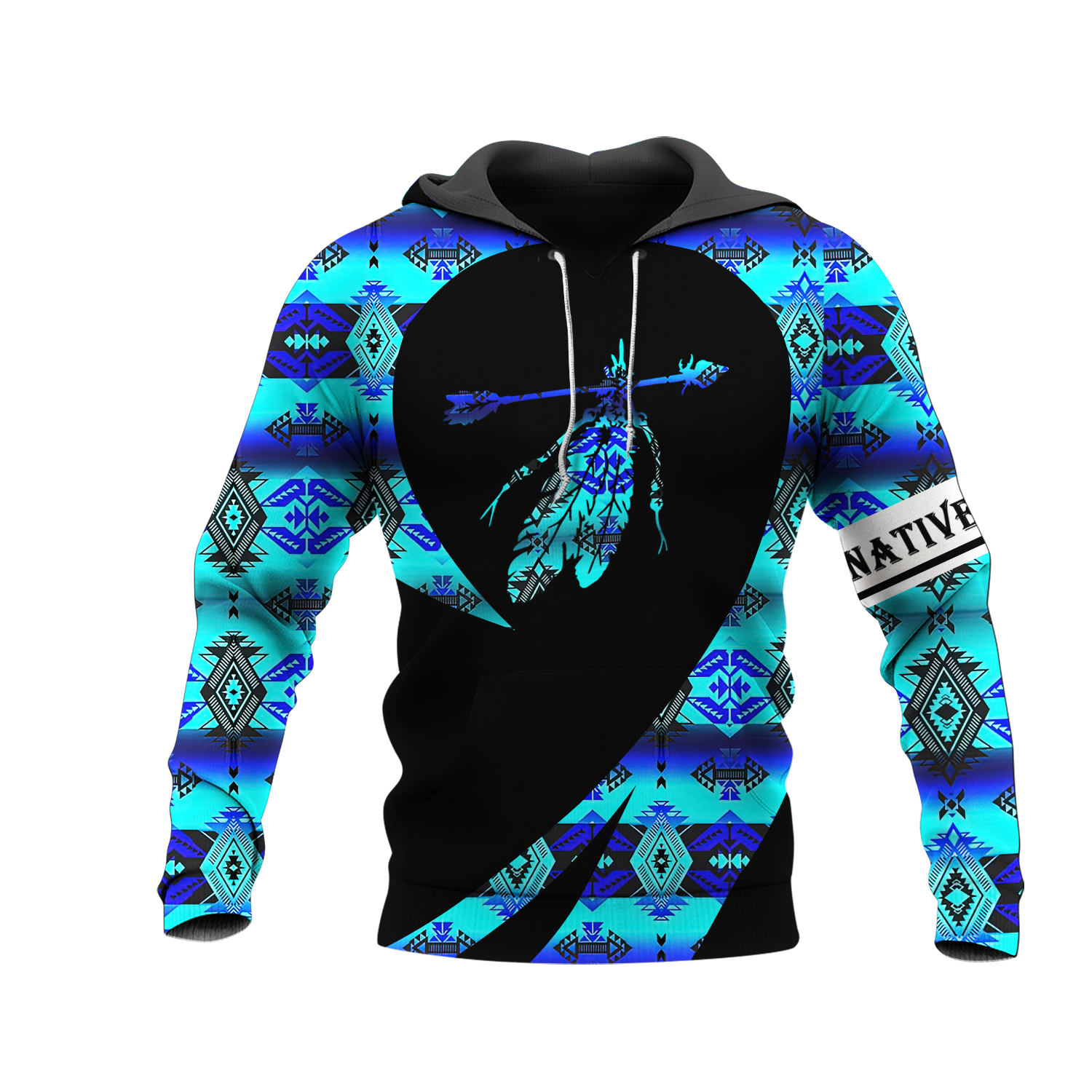 HD000261 Pattern Native Pride 3D Hoodie