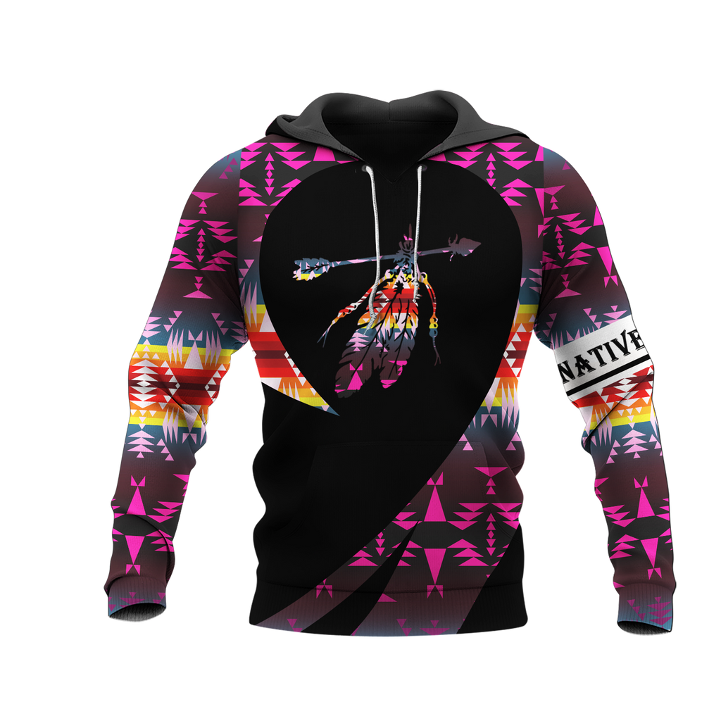HD000259 Pattern Native Pride 3D Hoodie