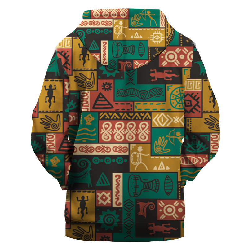 HD000230 Pattern Native Pride 3D Hoodie