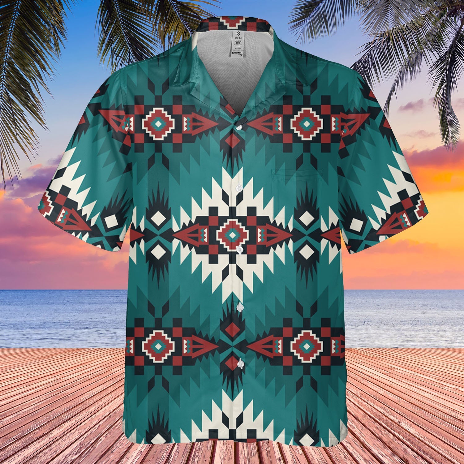DS250425M26 Native American Hawaiian Shirt 3D