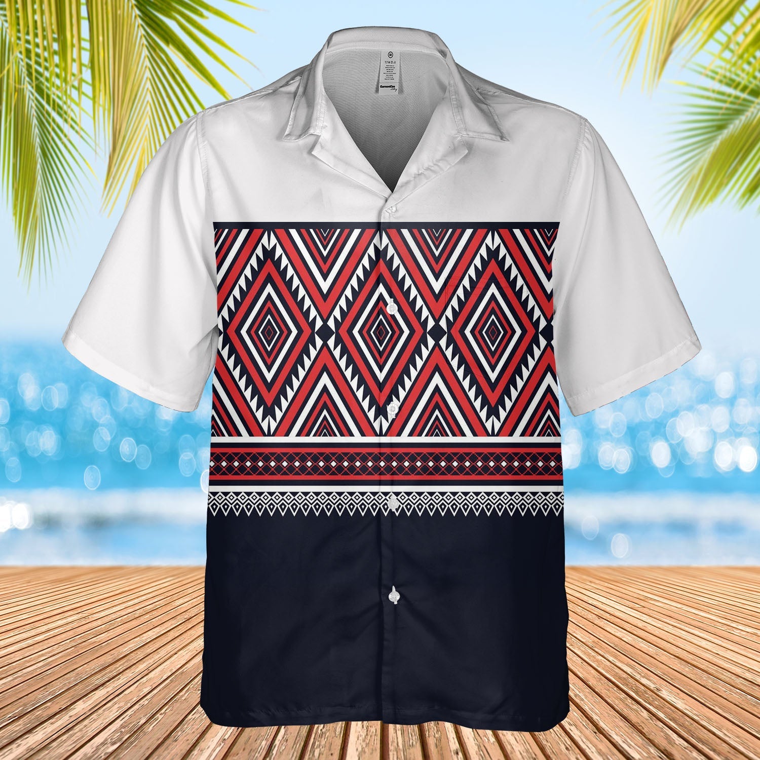 DS250715M03 Native American Hawaiian Shirt 3D