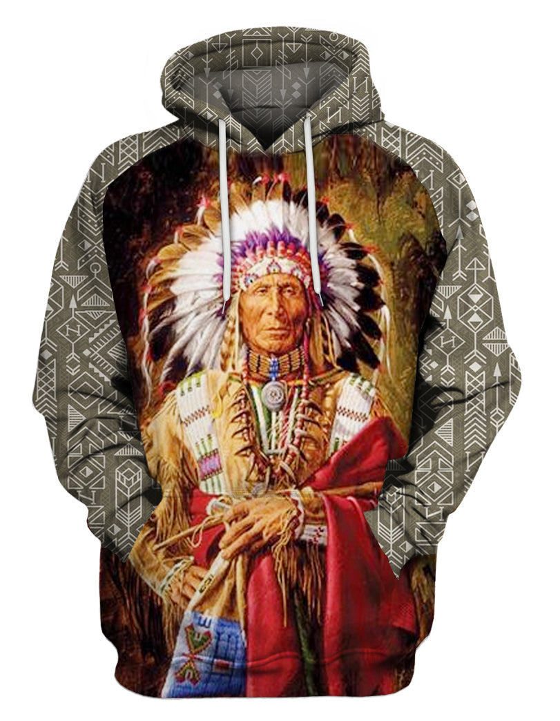GB-NAT00573 Chief 3D Hoodie