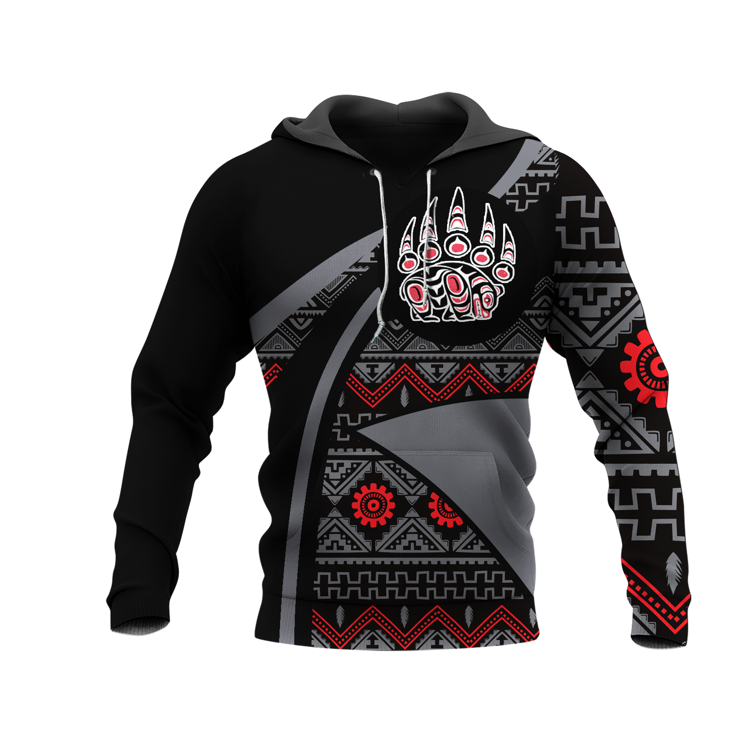 HD0012606 Pattern Native American  Pride 3D Hoodie