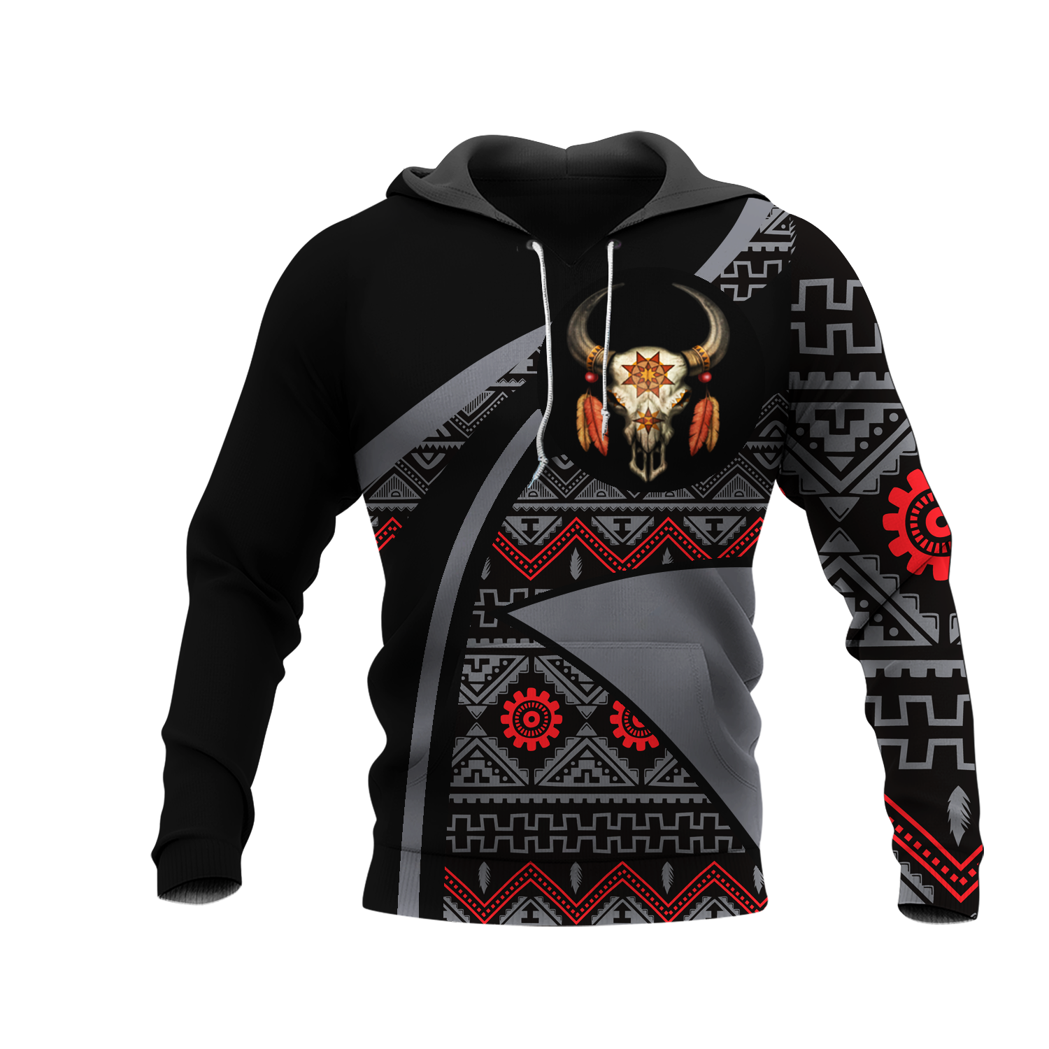 HD0012610 Pattern Native American  Pride 3D Hoodie