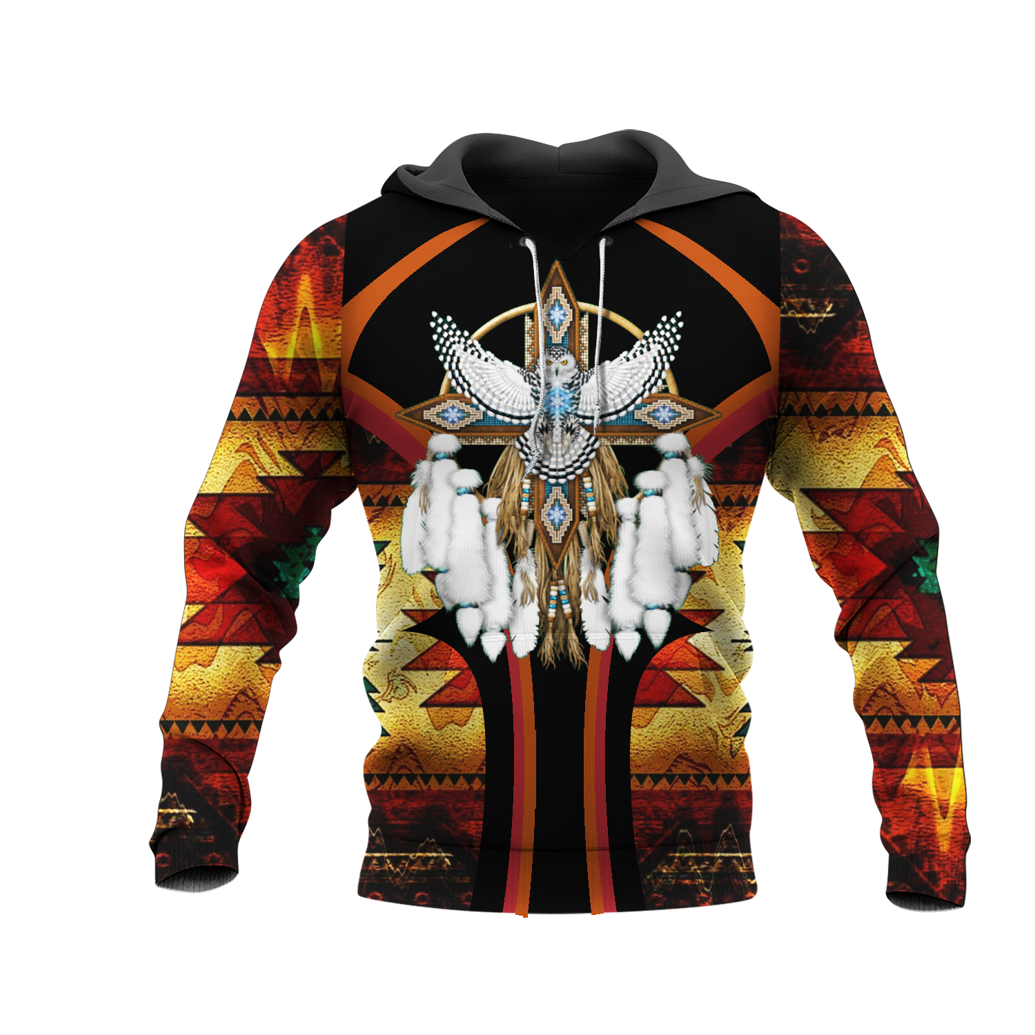 HD0012810 Dream Catcher Native American Pride 3D Hoodie