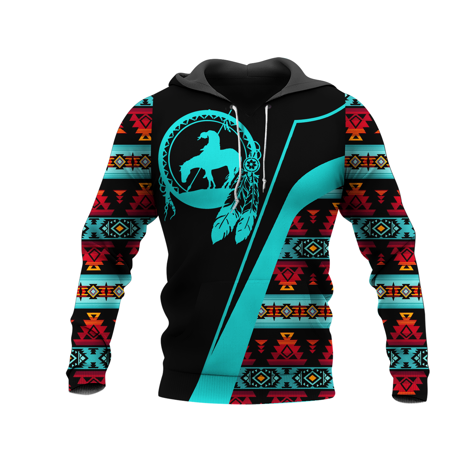 HD0012824 Trail Of Tears Native American Pride 3D Hoodie