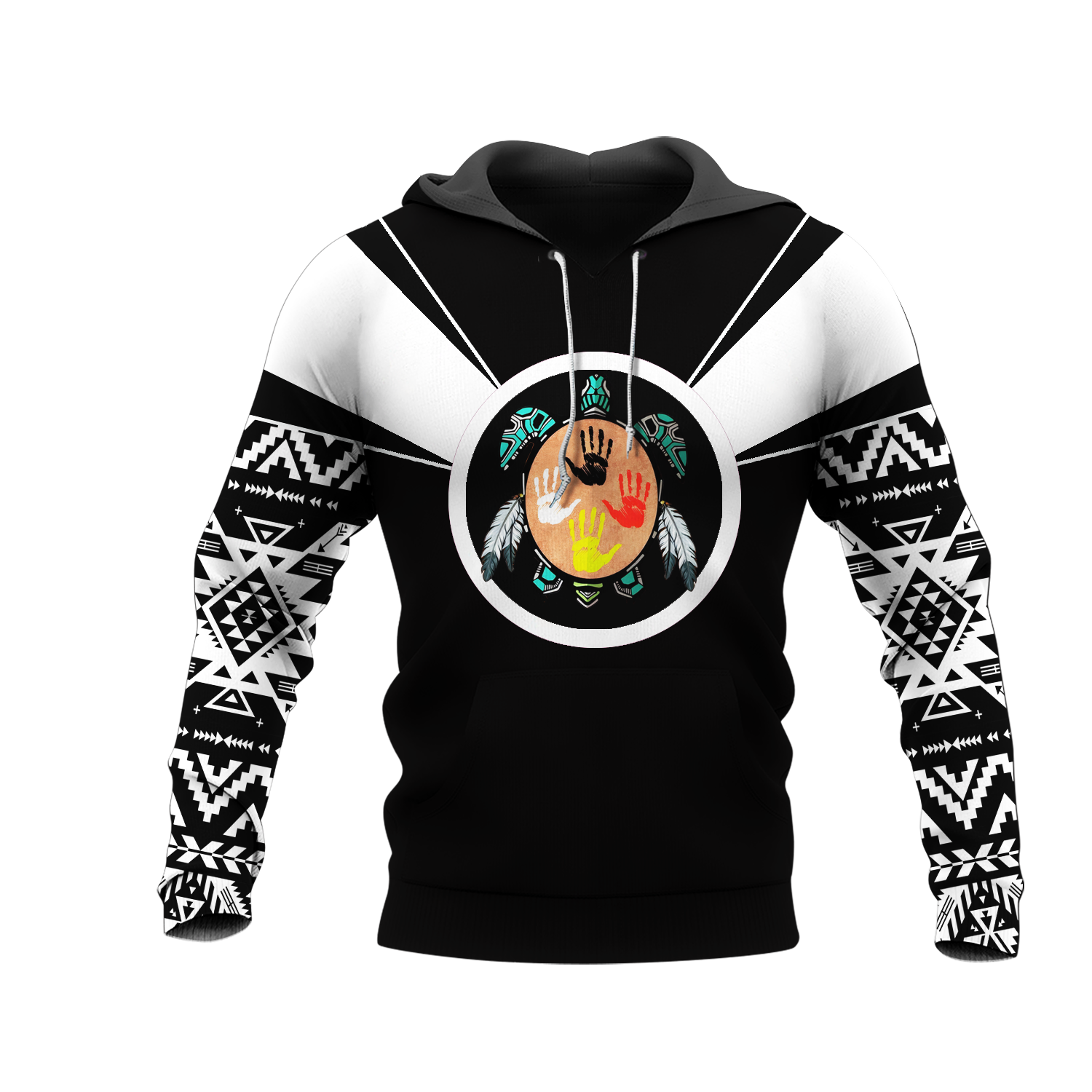 HD0012865 Tribal Turtle Native American Pride 3D Hoodie