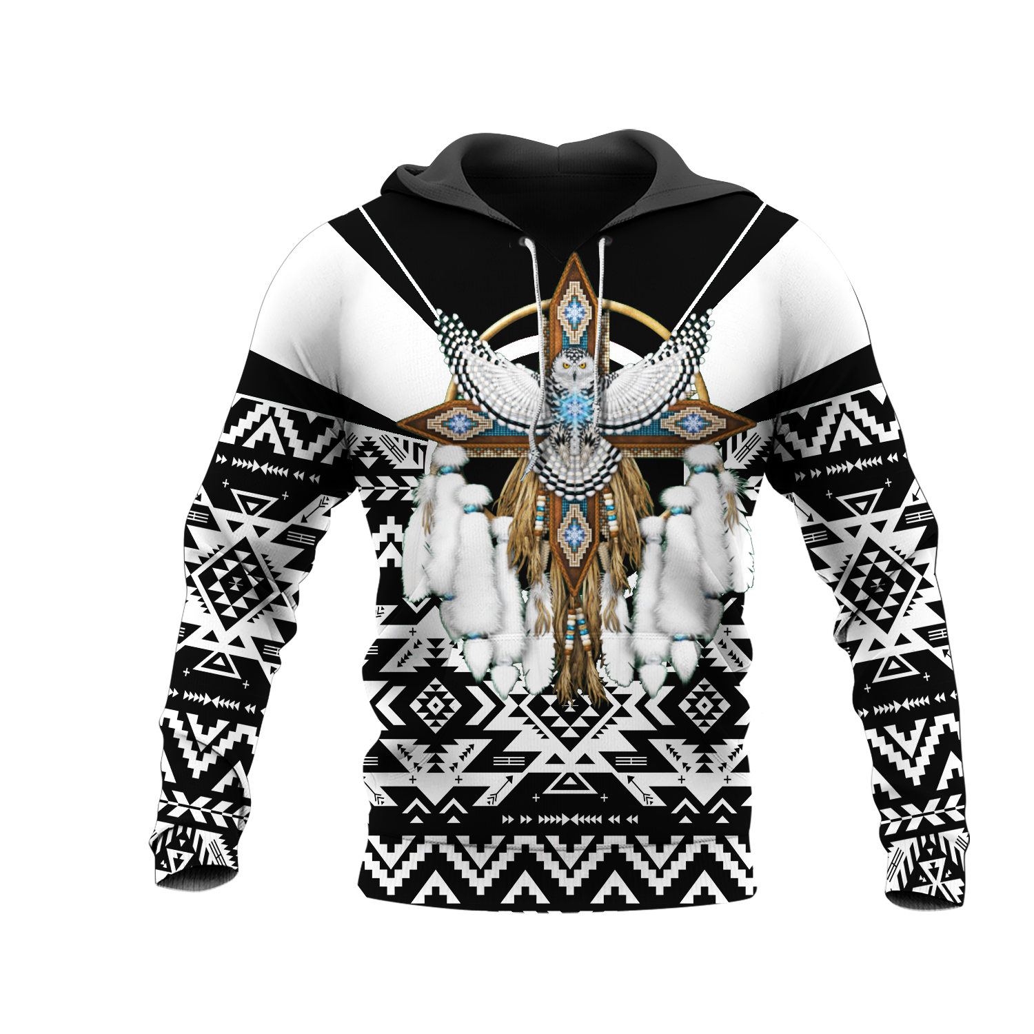 HD0012873 Thunderbird Native American Pride 3D Hoodie