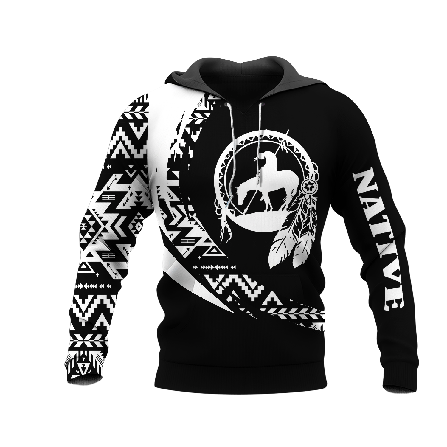 HD0012928 Trail Of Tear Native American Pride 3D Hoodie