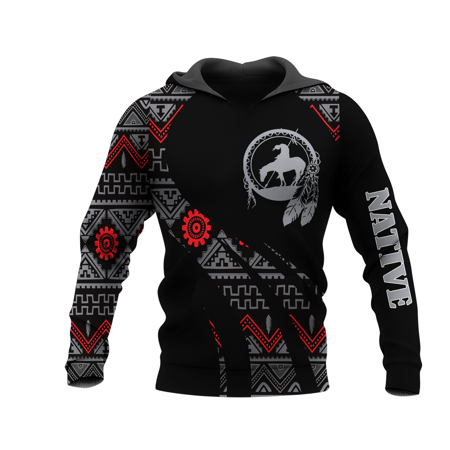 HD0012970 Trail Of Tear Native American Pride 3D Hoodie