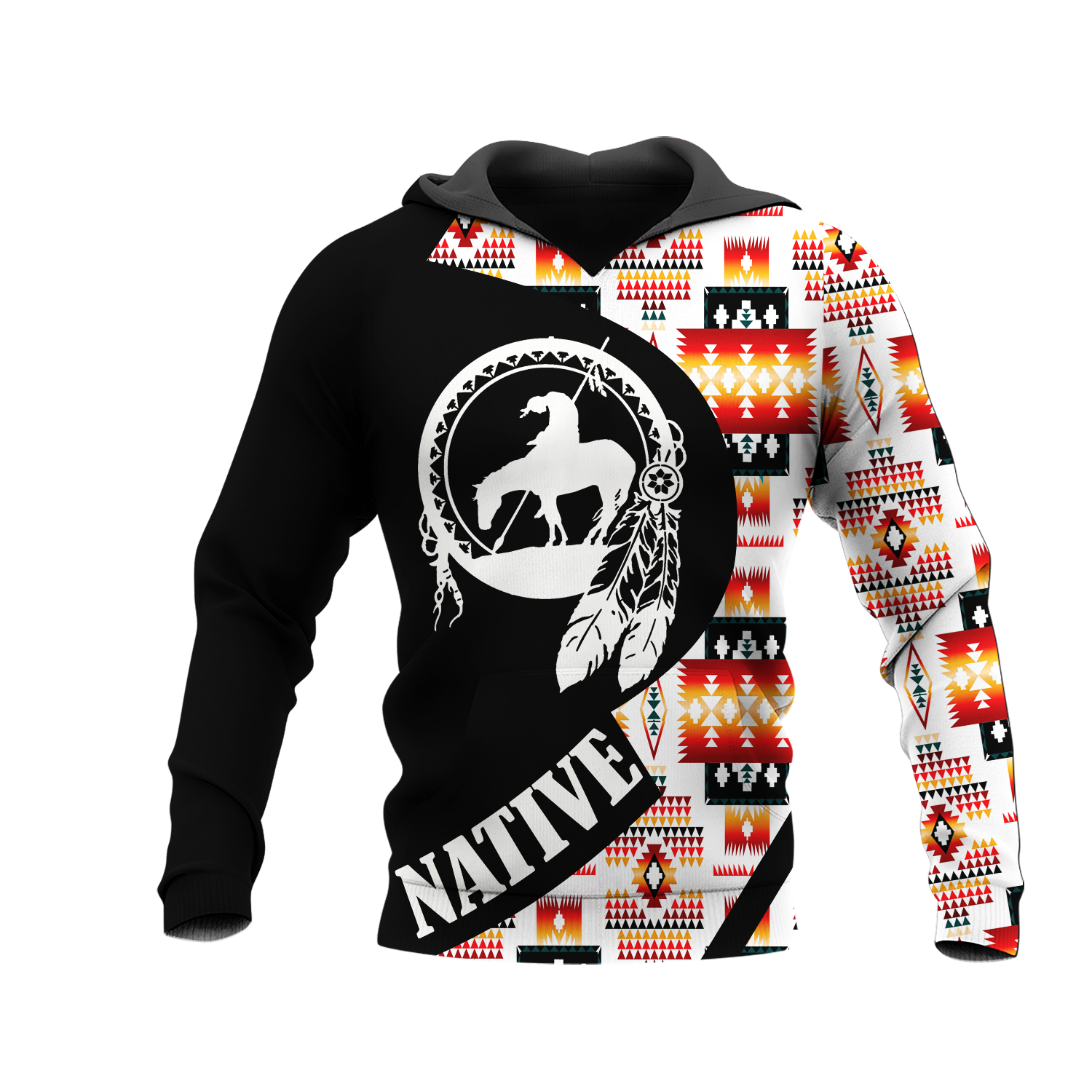 HD0013000 Tribal Trail Of Tear Native American Pride 3D Hoodie