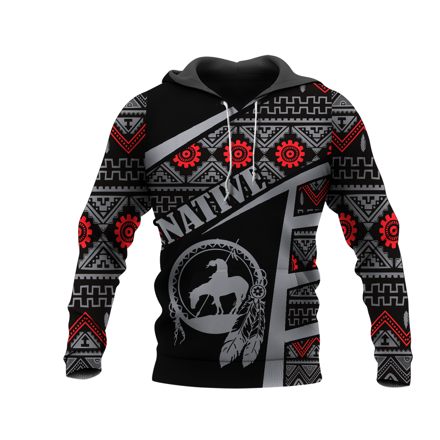 HD0013023 Trail Of Tear Native American Pride 3D Hoodie