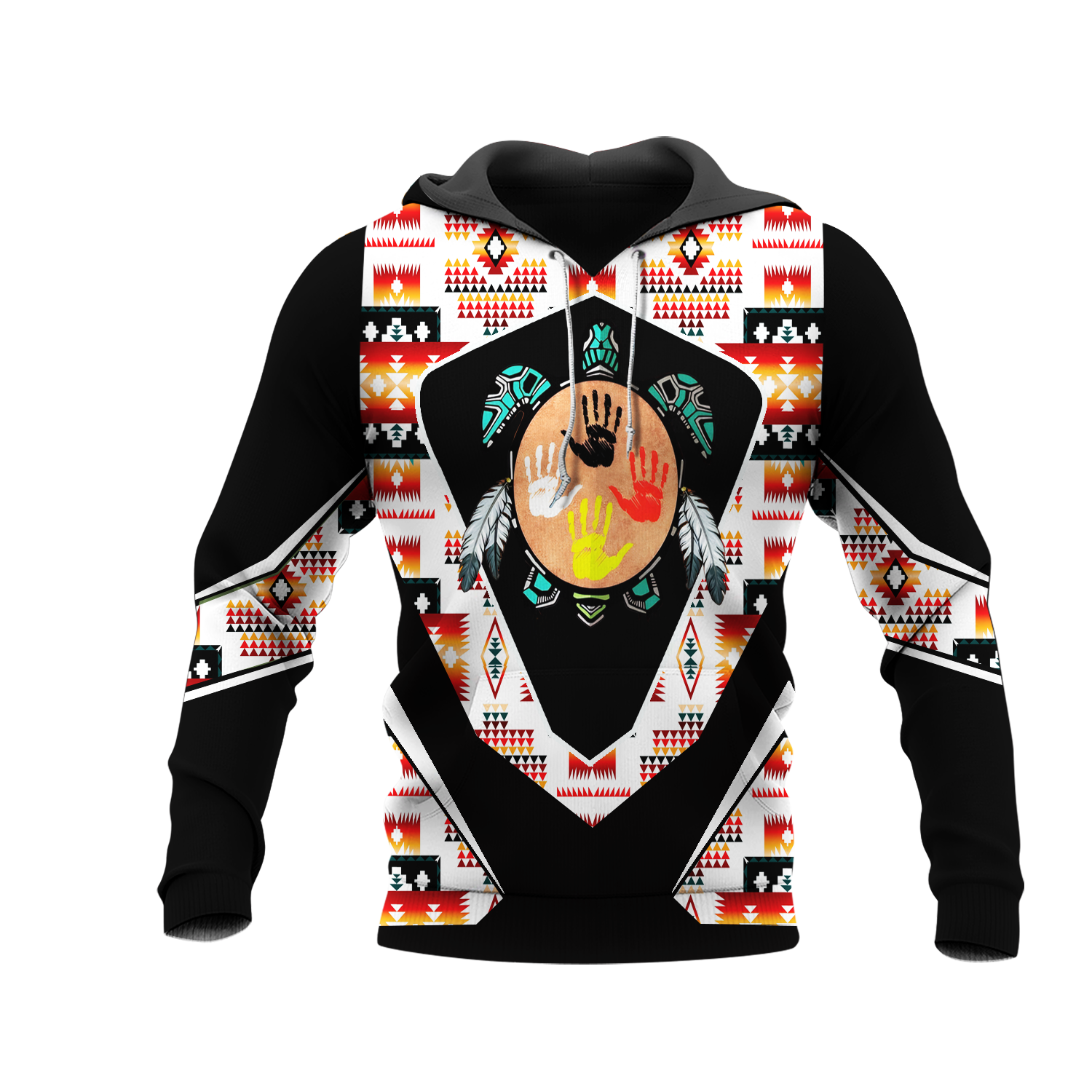 HD0013104 Tribal Turtle Native American Pride 3D Hoodie