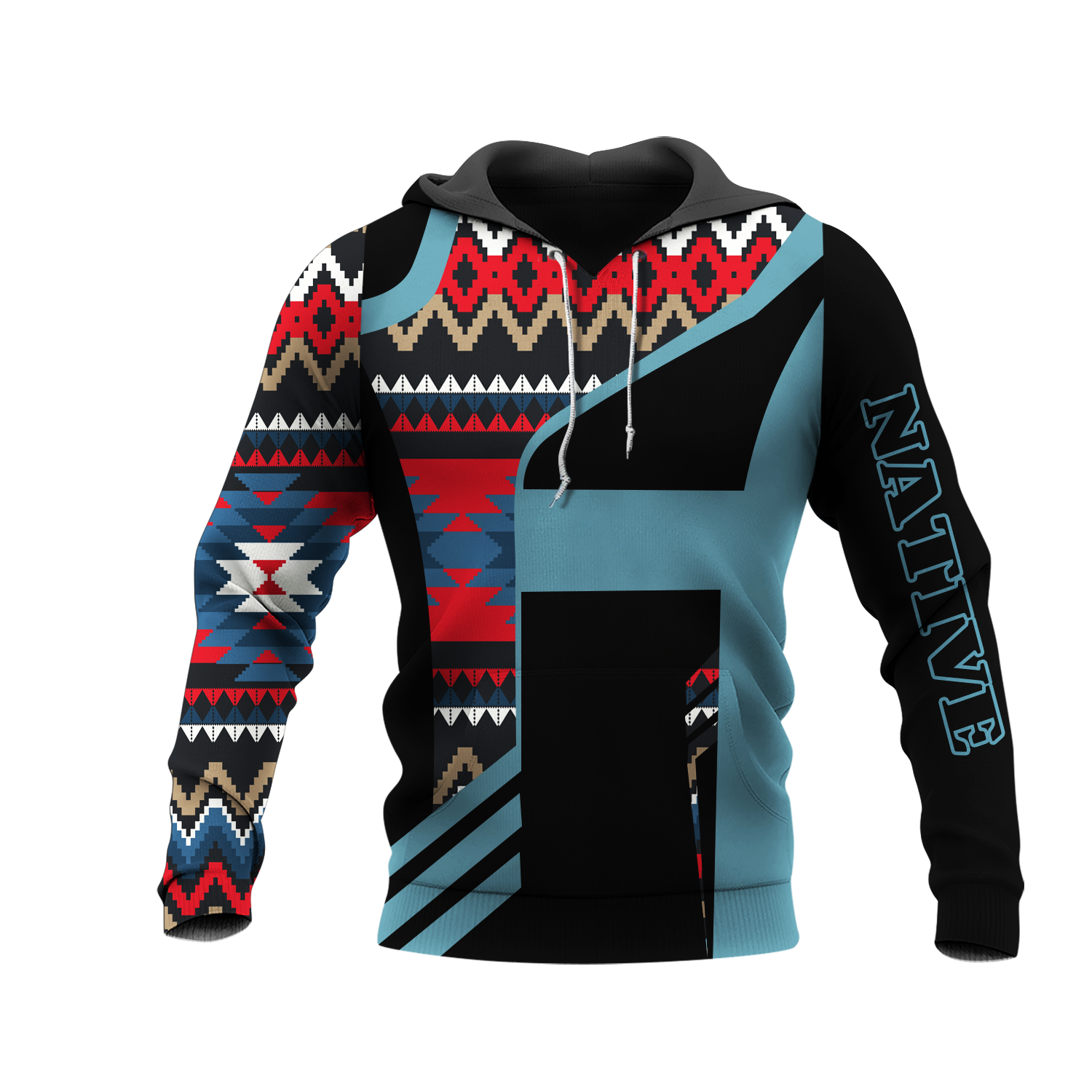HD0013126 Pattern Native American Pride 3D Hoodie