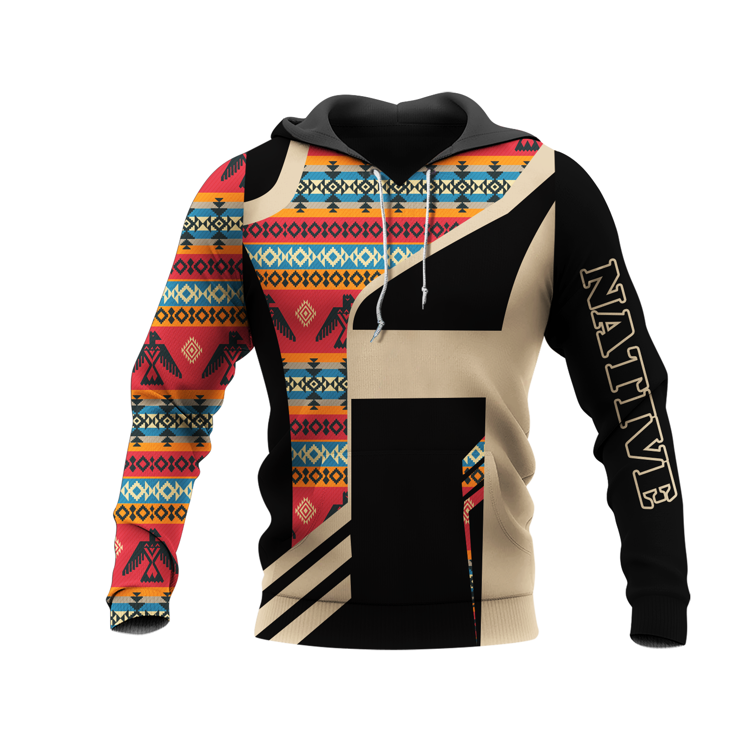 HD0013127 Pattern Native American Pride 3D Hoodie