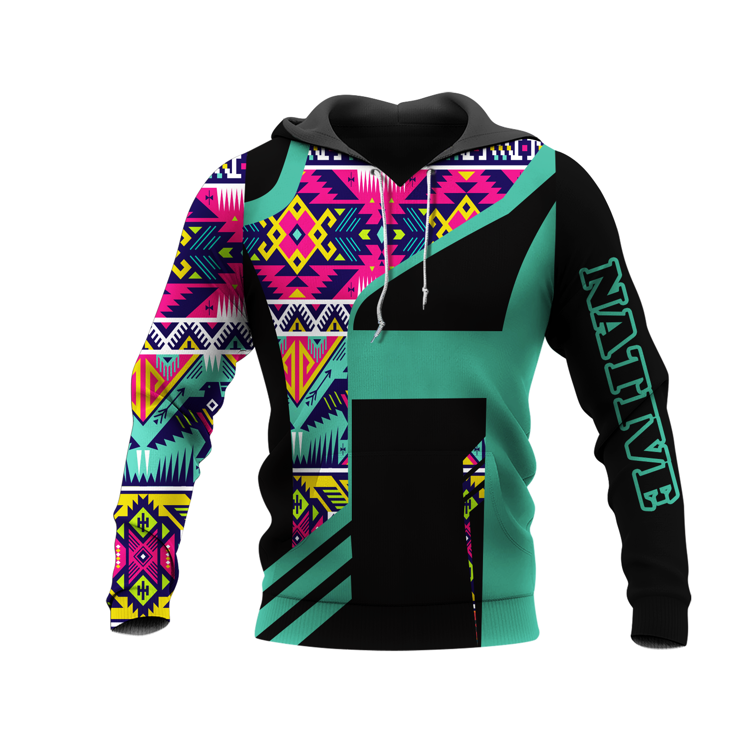 HD0013128 Pattern Native American Pride 3D Hoodie
