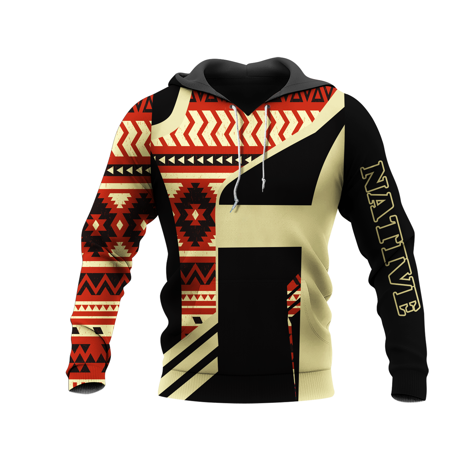 HD0013129 Pattern Native American Pride 3D Hoodie