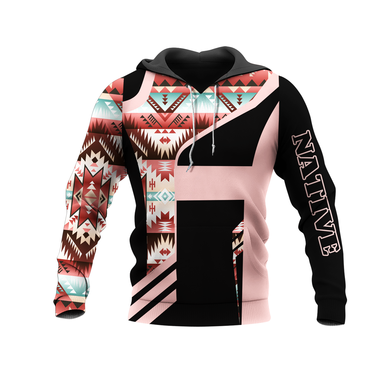 HD0013130 Pattern Native American Pride 3D Hoodie