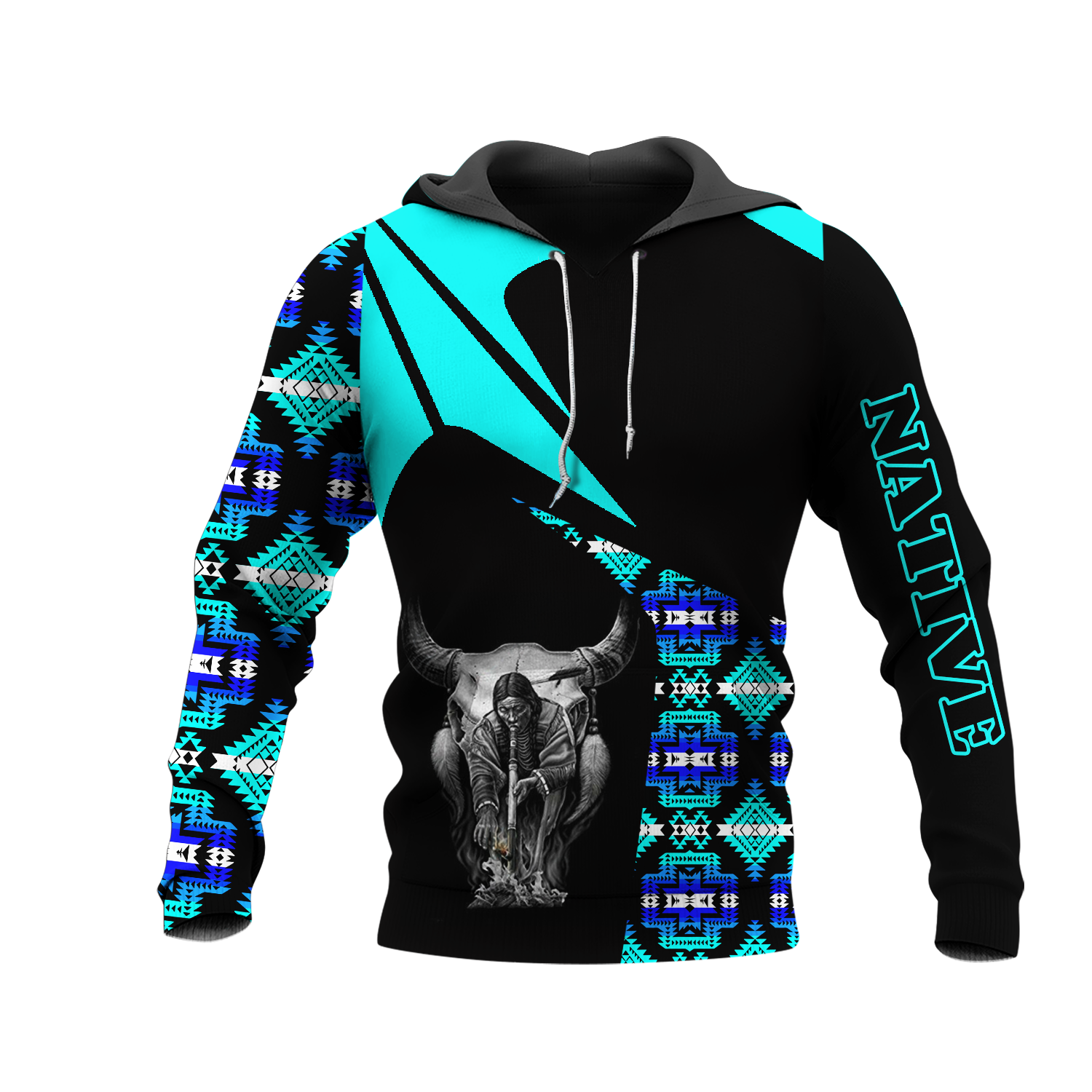 HD0013207 Bison Native American Pride 3D Hoodie