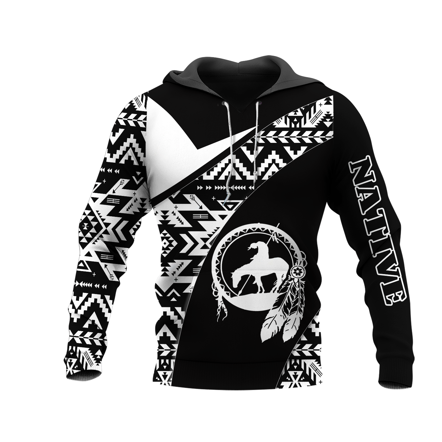 HD0013216 Trail Of Tear  Native American Pride 3D Hoodie