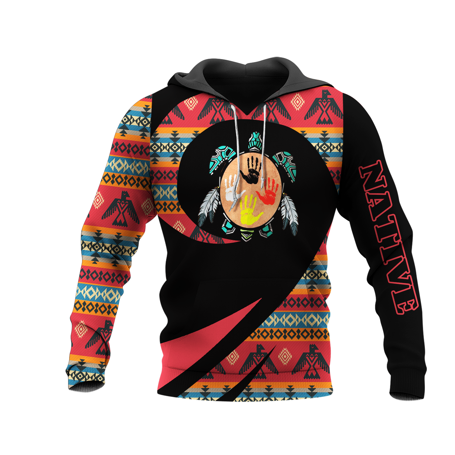 HD0013276 Trail Of Tear Native American Pride 3D Hoodie