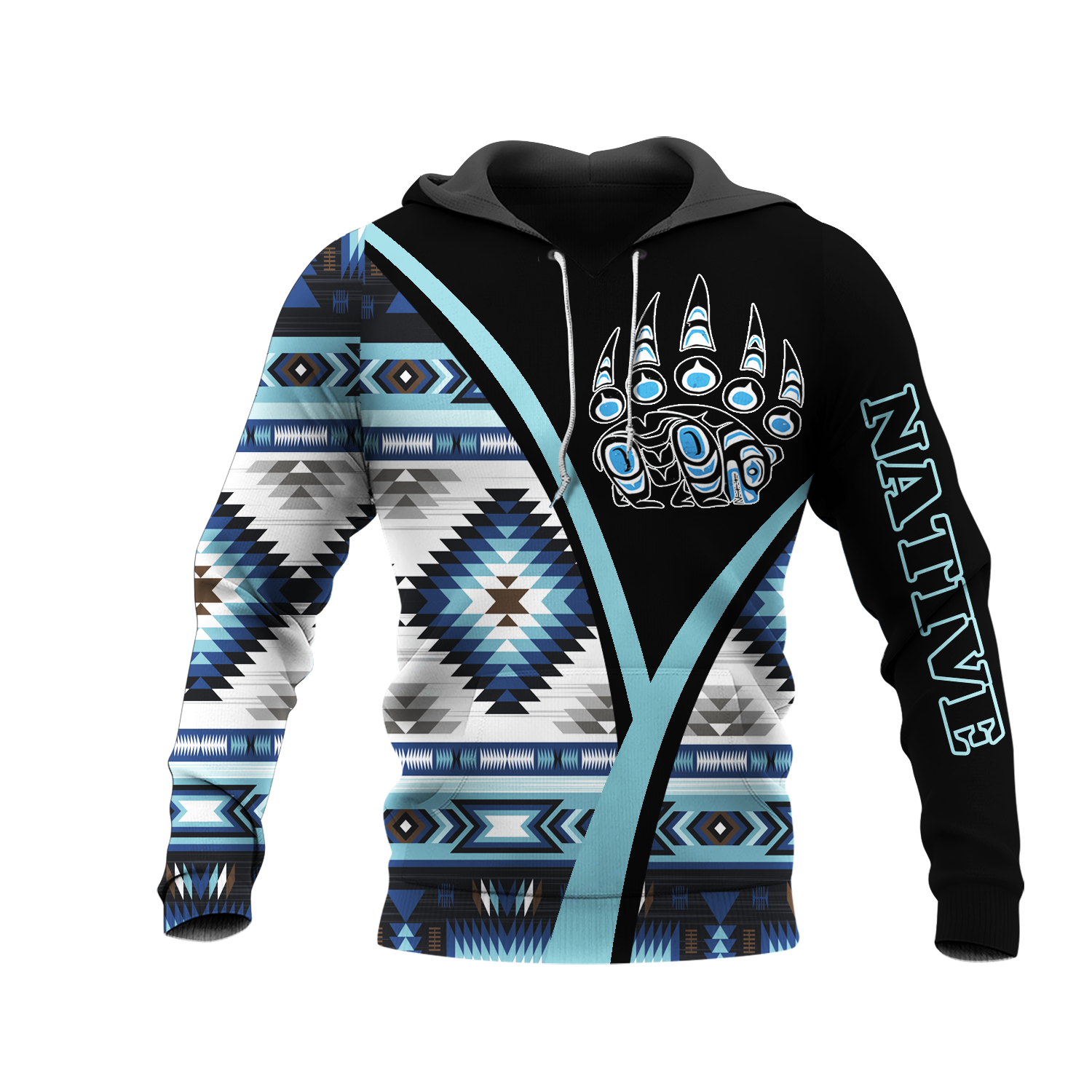 HD0013288 Bear Symbol Native American Pride 3D Hoodie
