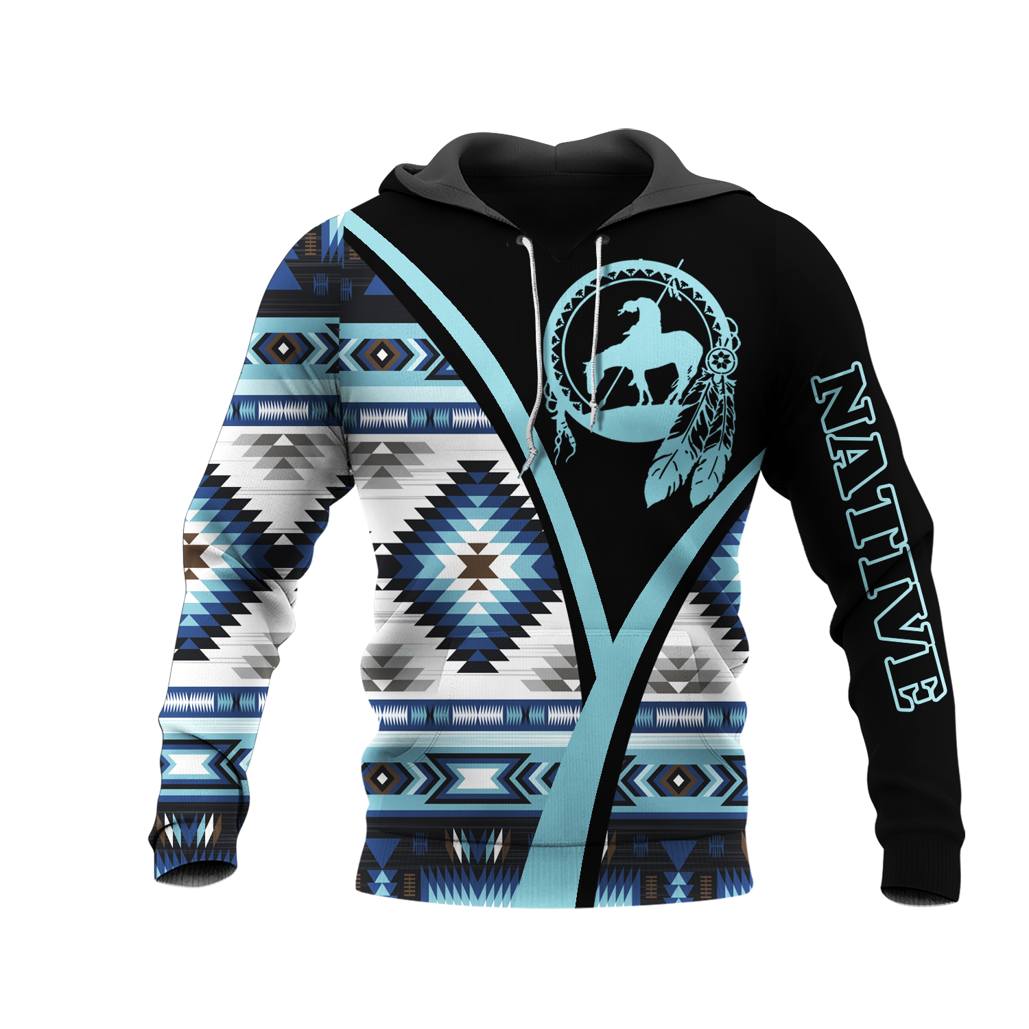 HD0013302 Trail Of Tear Native American Pride 3D Hoodie