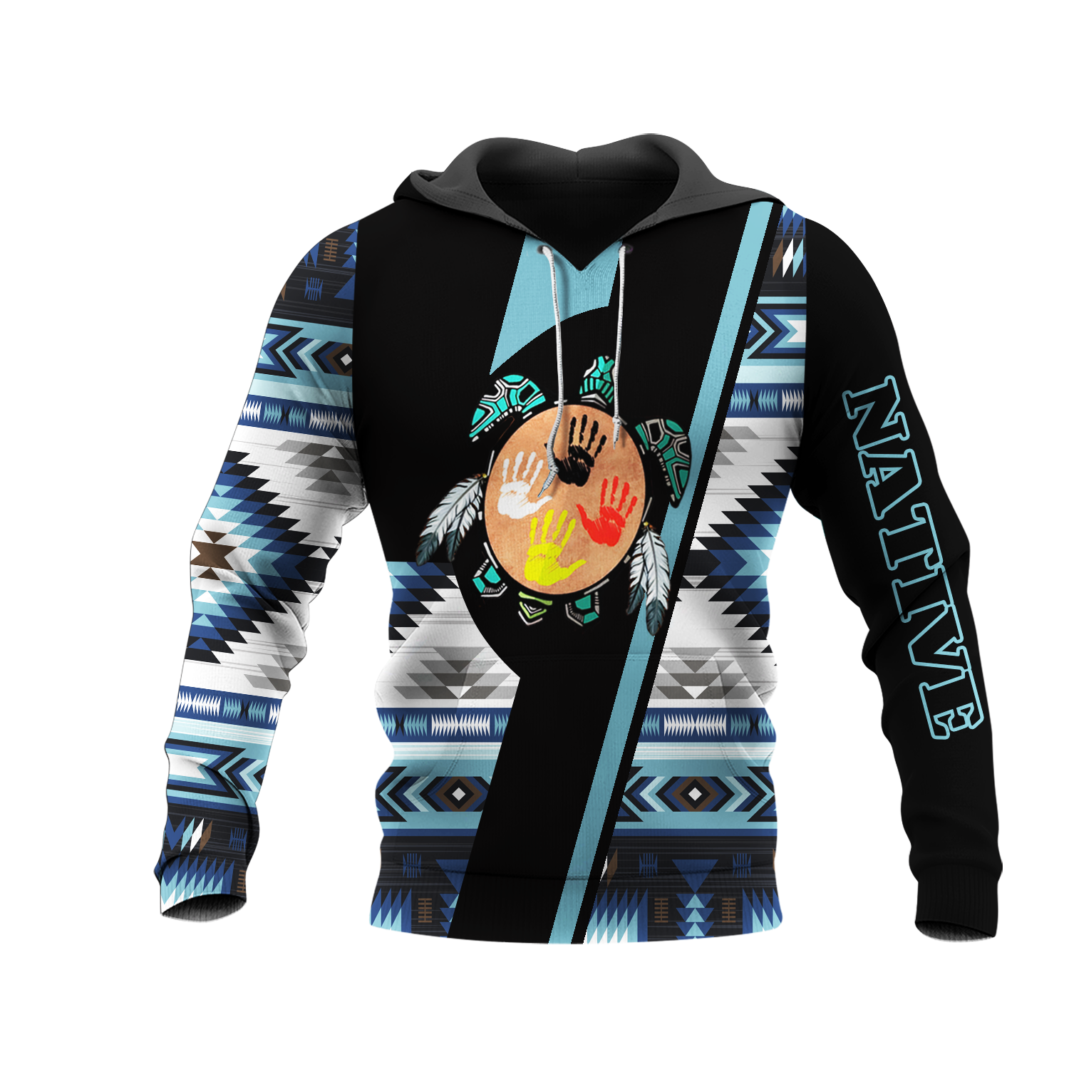 HD0013318 Tribal Turtle Native American Pride 3D Hoodie