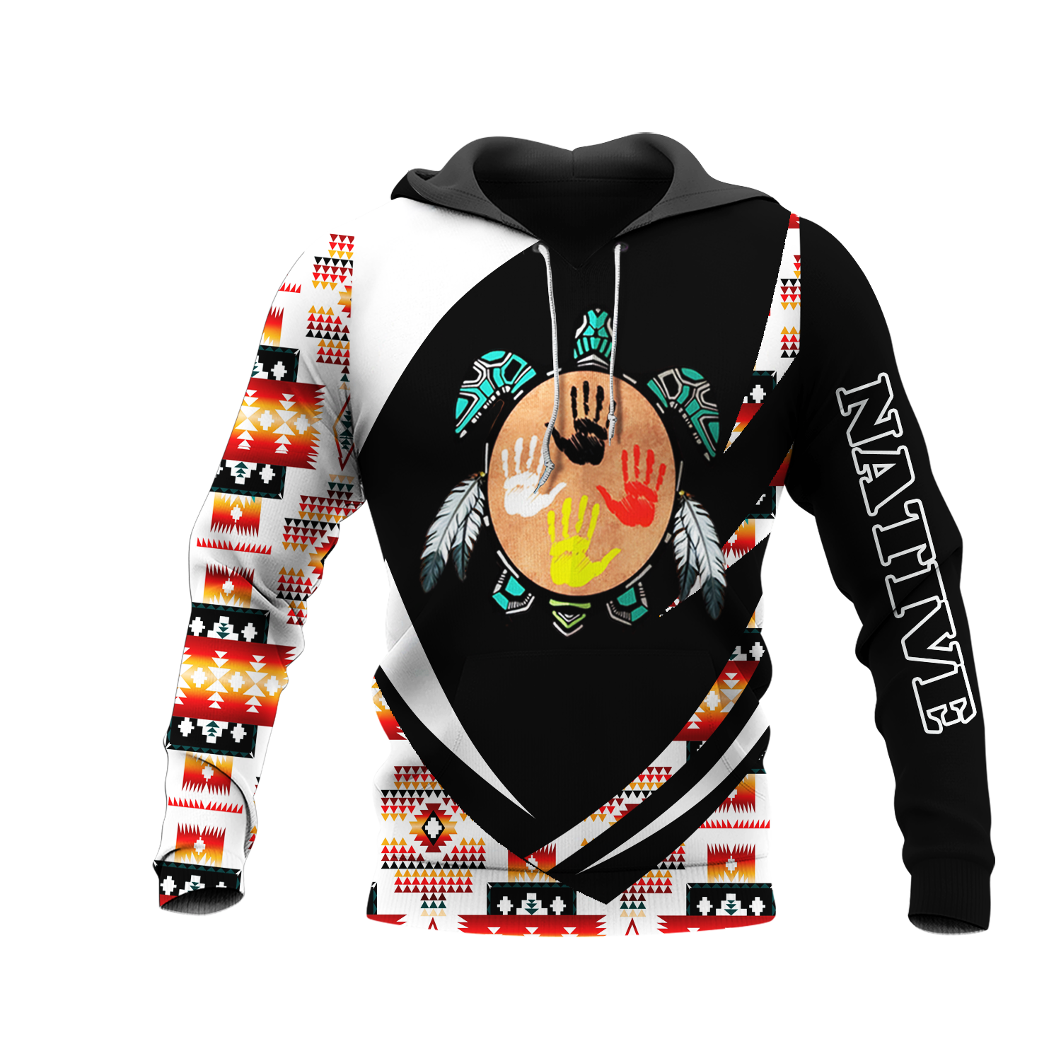 HD0013344 Tribal Turtle Native American Pride 3D Hoodie