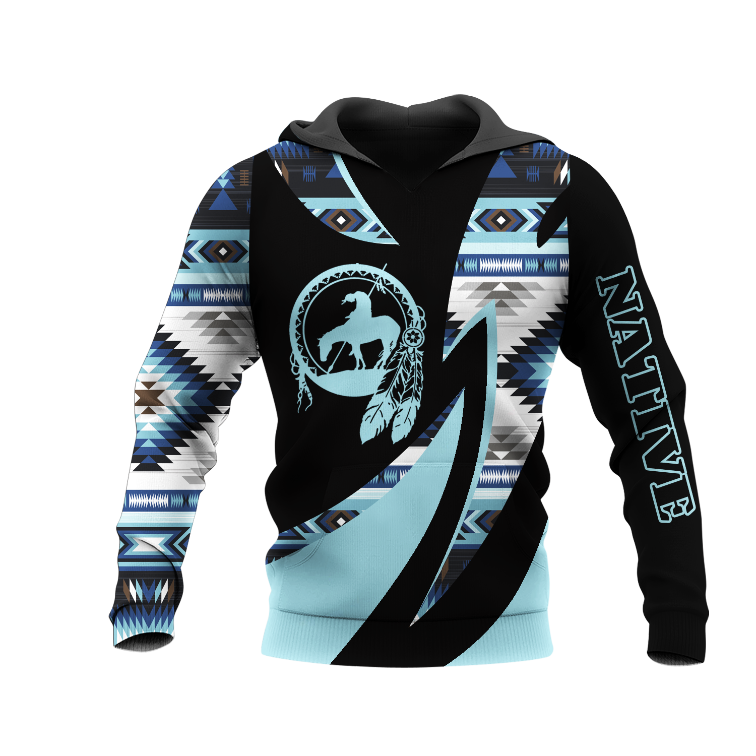 HD0013420 Trail Of Tear Native American Pride 3D Hoodie