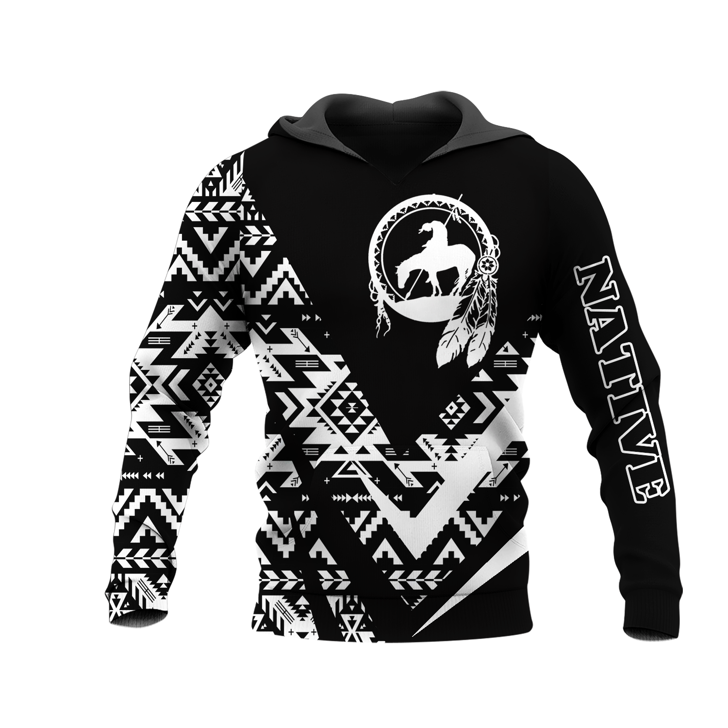 HD0013452 Trail Of Tear Native American Pride 3D Hoodie